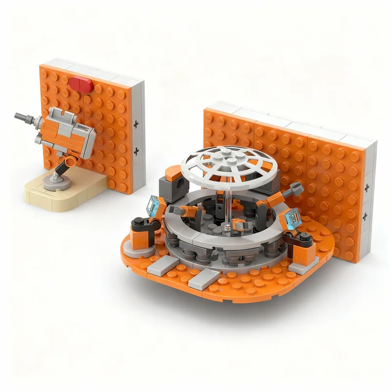 562개 MOC 게임 액세서리 모듈형 거리 풍경 시장 카드 두리 모델 빌딩 크리스마스 선물 장난감 블록 건축