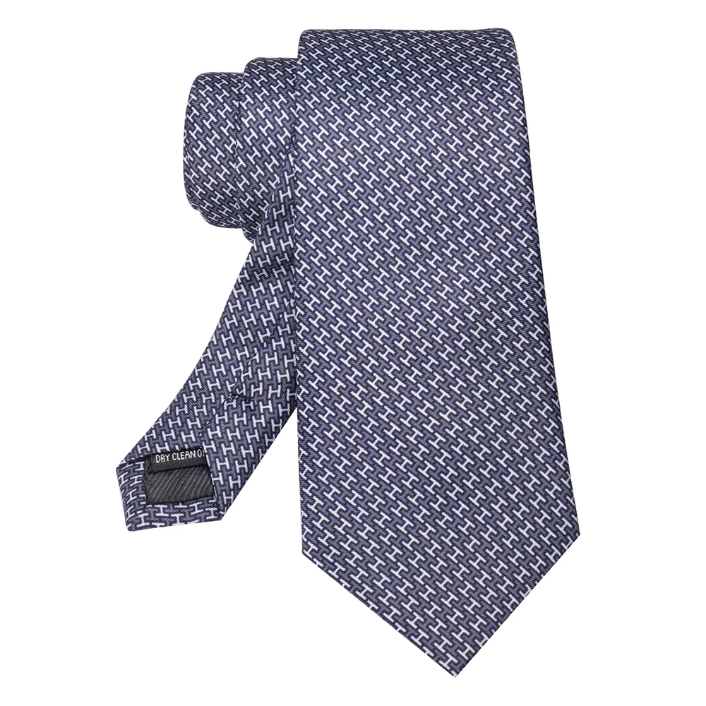 Neues Modedesign 8cm Bedruckte Seidenkrawatte für Herren, Business, Hochzeit, Party, Accessoires, Geschenk – Detail 12