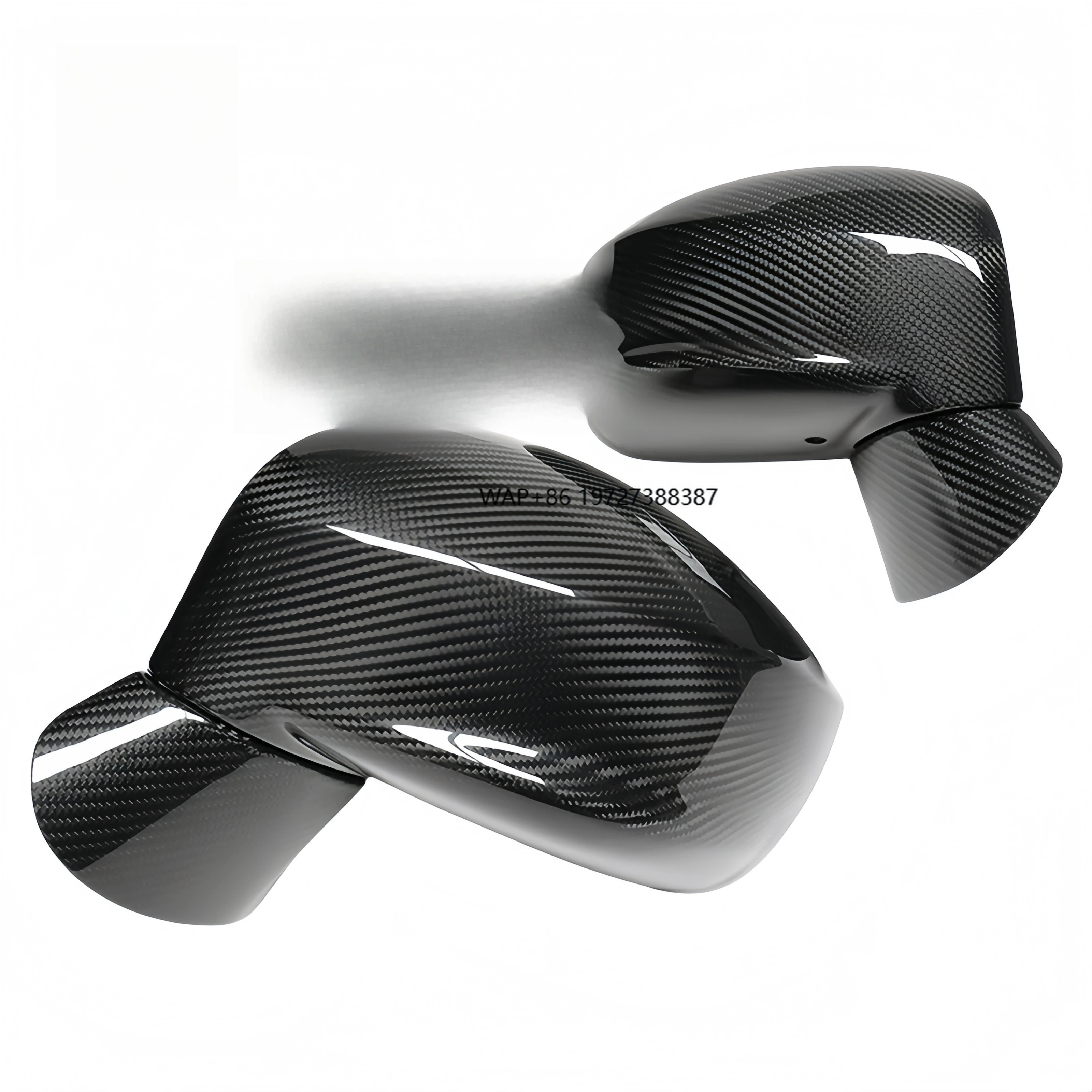 

For R35 Real Carbon Fiber Rear View Mirror Cover Accessory Compatible Replacement Car Side Rearview Caps Shell