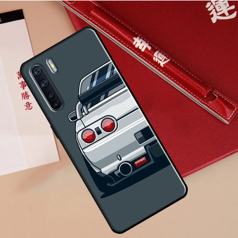 Skyline GTR R32 For OPPO A16 A17 A15 A5 A9 A31 A53 A54 A74 A94 A52 A72 A76 A96 A77 A54S A57S Phone Case