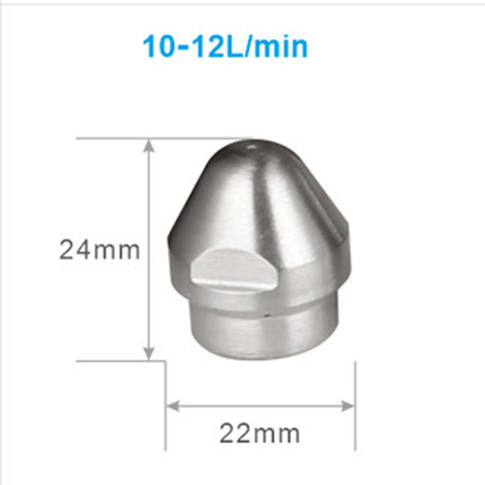Sewer Jet Nozzle Front 1 Rear 6 High Pressure Spray Head Discharge Pipe Nozzles