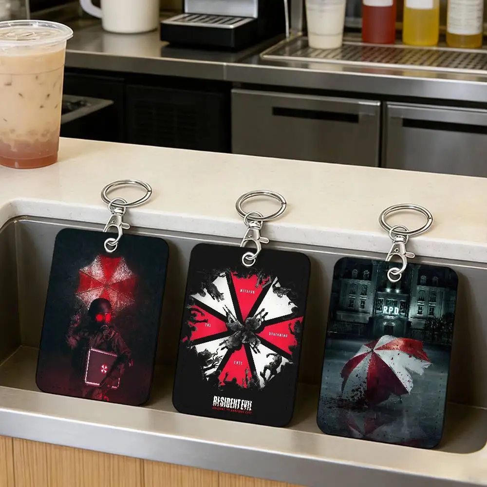 

game R-RESIDENT E-EVIL Card Holder For Daily Travel, Bus Card, Access Cards Protector, Suitable For Daily Use.