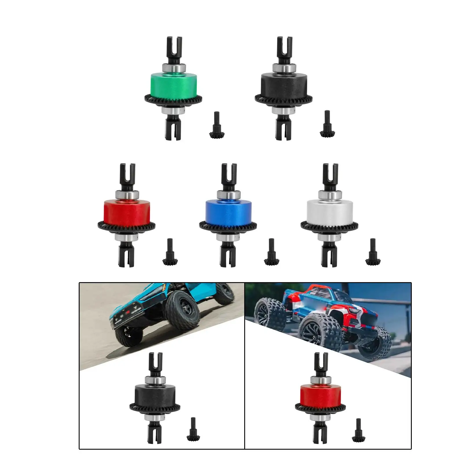 1:8 42T 15T Wear Resistance Easy to Install Upgrade Kit Differential Upgrade for Enhances Performance Some 1/8 RC Car Models