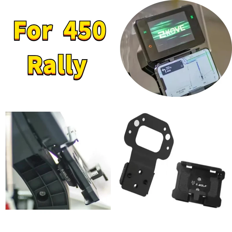 

For Colove 450 Rally Kove 450 Rally Motorcycle Navigation Bracket GPS Mount Smartphone GPS Phone Holder