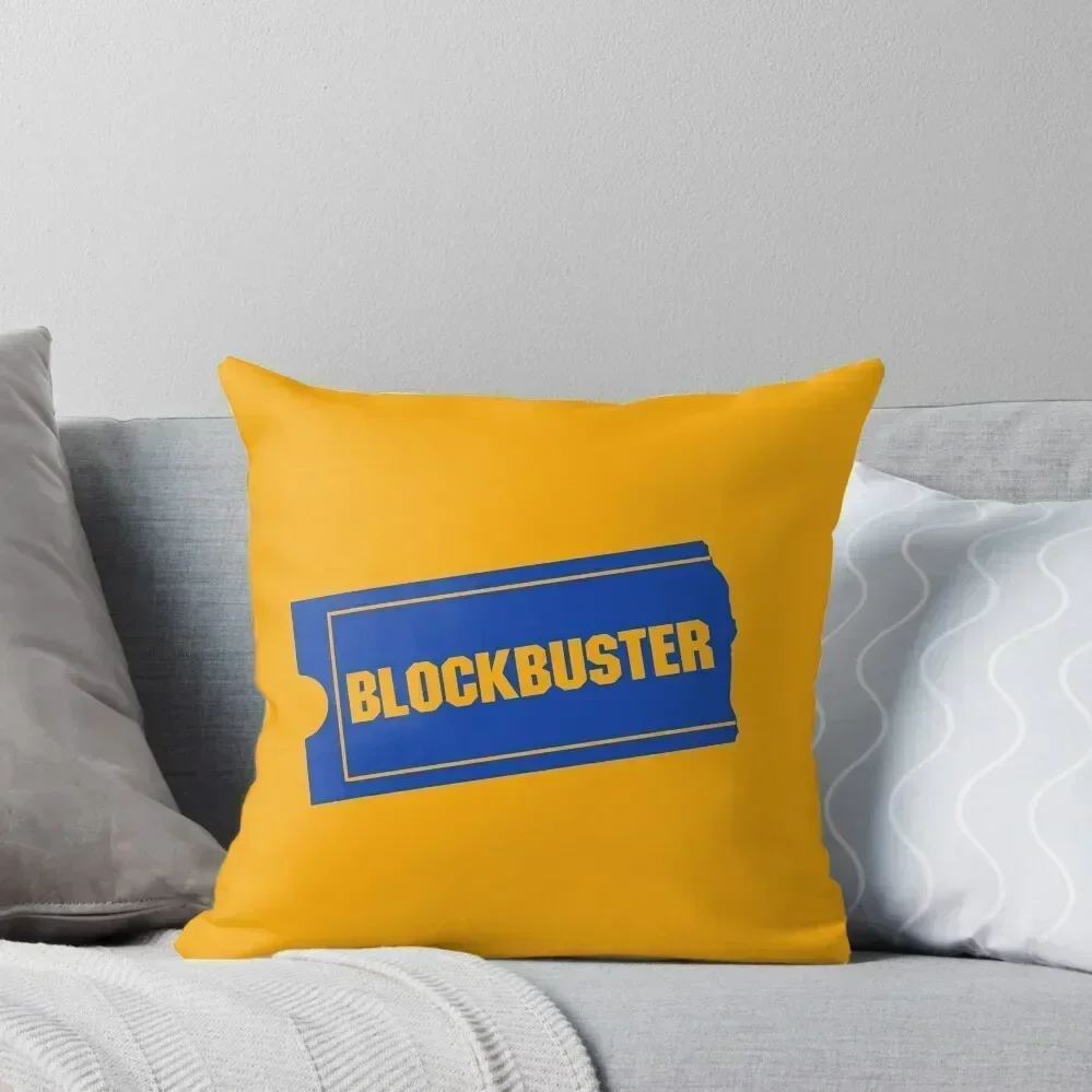 Blockbuster Retro Logo Throw Pillow Christmas Pillowcase Marble Cushion Cover Luxury Sofa Cushions pillow