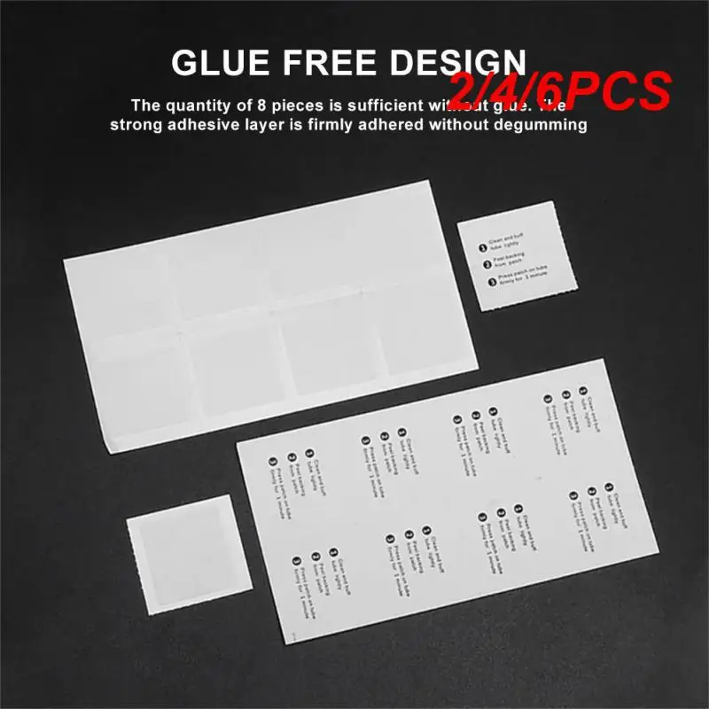 Protección de neumáticos de 2/4/6 piezas, herramienta de reparación de neumáticos mejorada, ultrafina, sin pegamento, secado rápido, buen sellado, tubo de neumático, parche sin pegamento