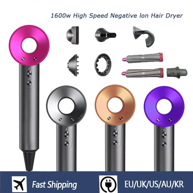 Professional Hair Dryer Hair Care Styling Home Salon Constant Temperature Quick-Drying Negative Ion Electric Leafless Hair Dryer