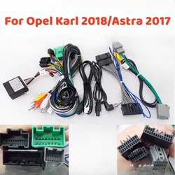 Car 16pin Radio Audio Wiring Harness Canbus Box For Opel Karl 2018/ Astra 2017/Chevrolet Cruze 2015-2016/Equinox 2017/BuickRegal