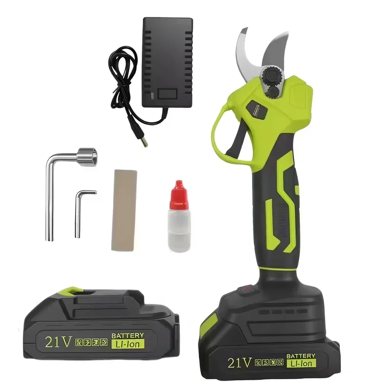ماكينة تشذيب الأشجار اللاسلكية، فروع تشذيب شجرة محمولة خفيفة الوزن، أداة تشذيب خاصة للحديقة قابلة لإعادة الشحن لأشجار الفاكهة، مكافئ