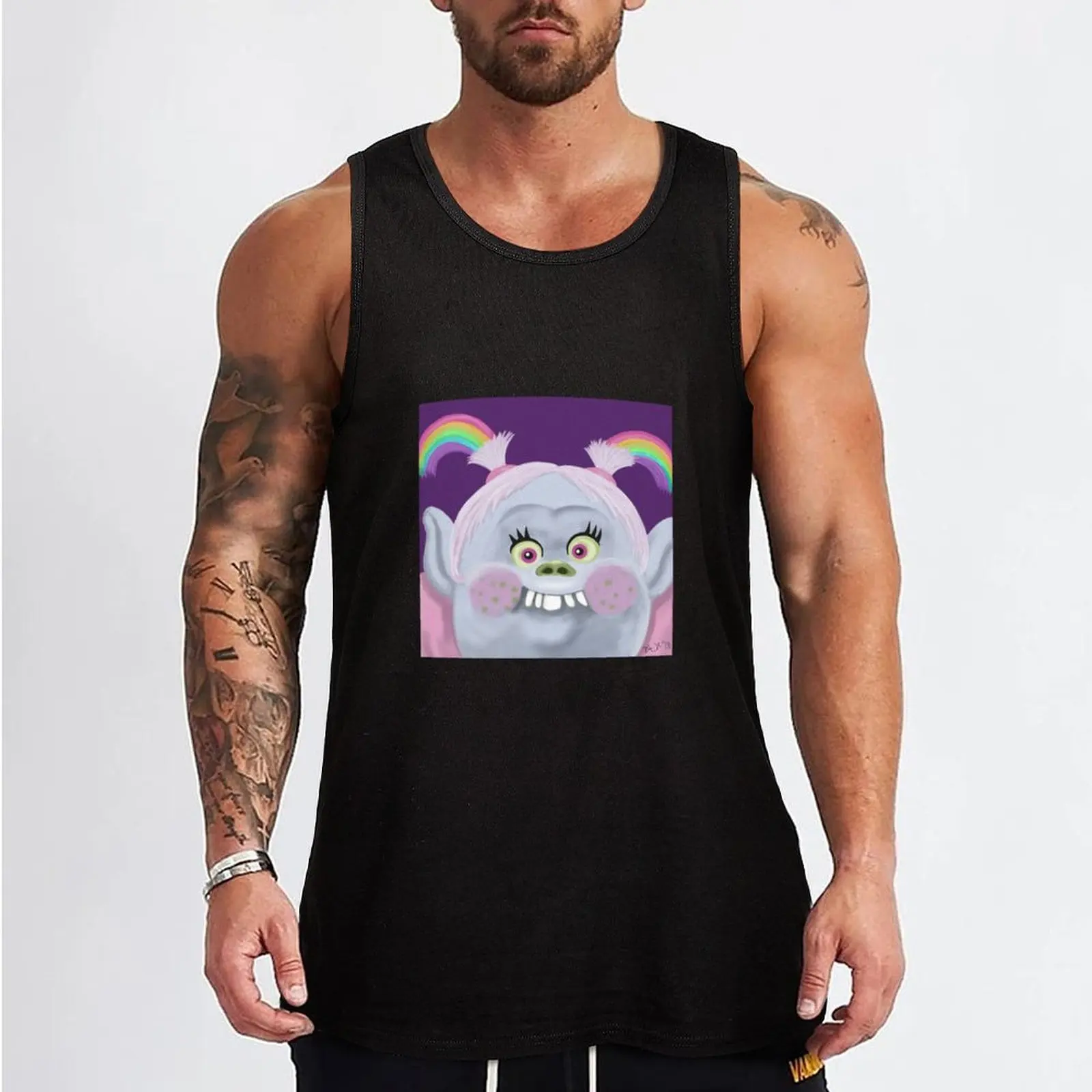 Trolls Holiday Bridget Tank Top gym Men's t-shirts Sports shirt man gym shirt man Fitness men clothing