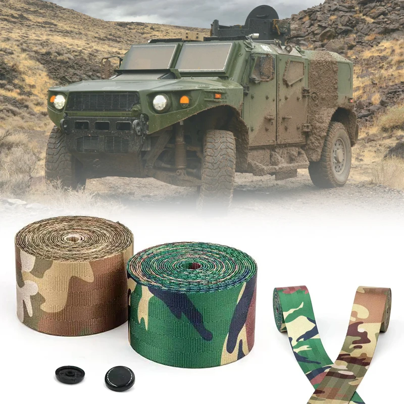 NEW 3.6M*4.8CM Car High-Strength Auto Seat Belt Webbing Fabric Racing Car Modified Seat Safety Belts Harness Strap