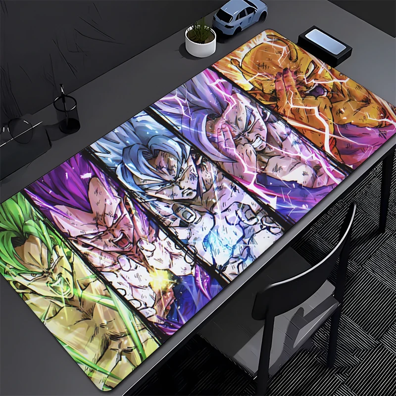 

Dragon Ball Mouse Pad Large Gamer Keyboard Mat Pads Gaming Desk Protector Laptops Mousepad Deskmat PC carpet Anime game Mousepad