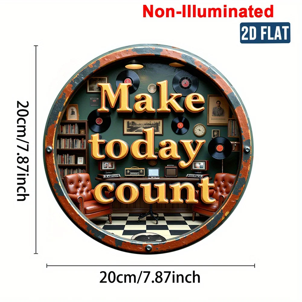 2D Flat, 1pc Vintage 