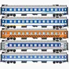다이캐스트 HO 체중계 1/87 중국 철도 YZ25G 승용차 기차 모델, 성인 컬렉션 정적 디스플레이 기념품, 소년 장난감 2