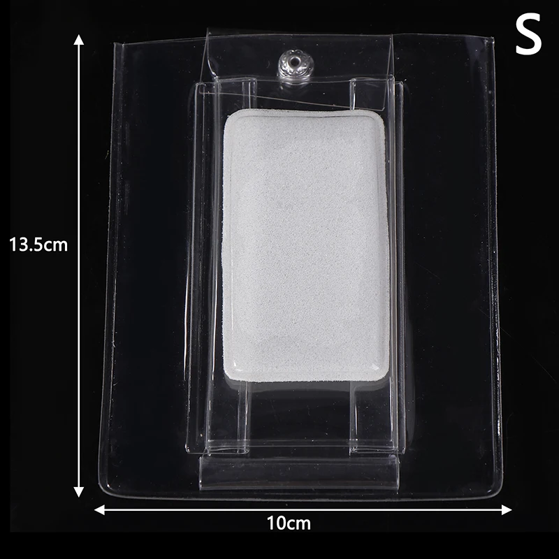 1Pc Transparent Plastic PVC Jewelry Snap Packaging Bags Necklace Bracelet Dustproof Oxidation Watch Gift Storage Pouch.