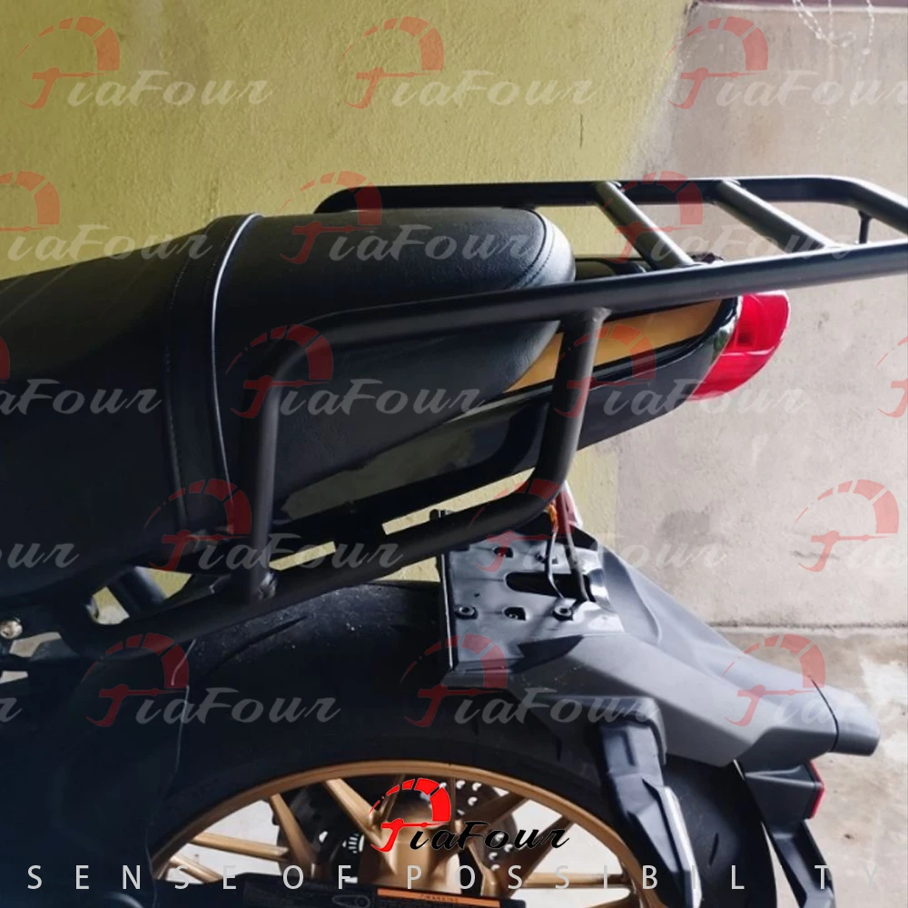Motorcycle Accessories Rear Tail Rack Suitcase Luggage Carrier Luggage Shelf For Z650RS 2022-2024