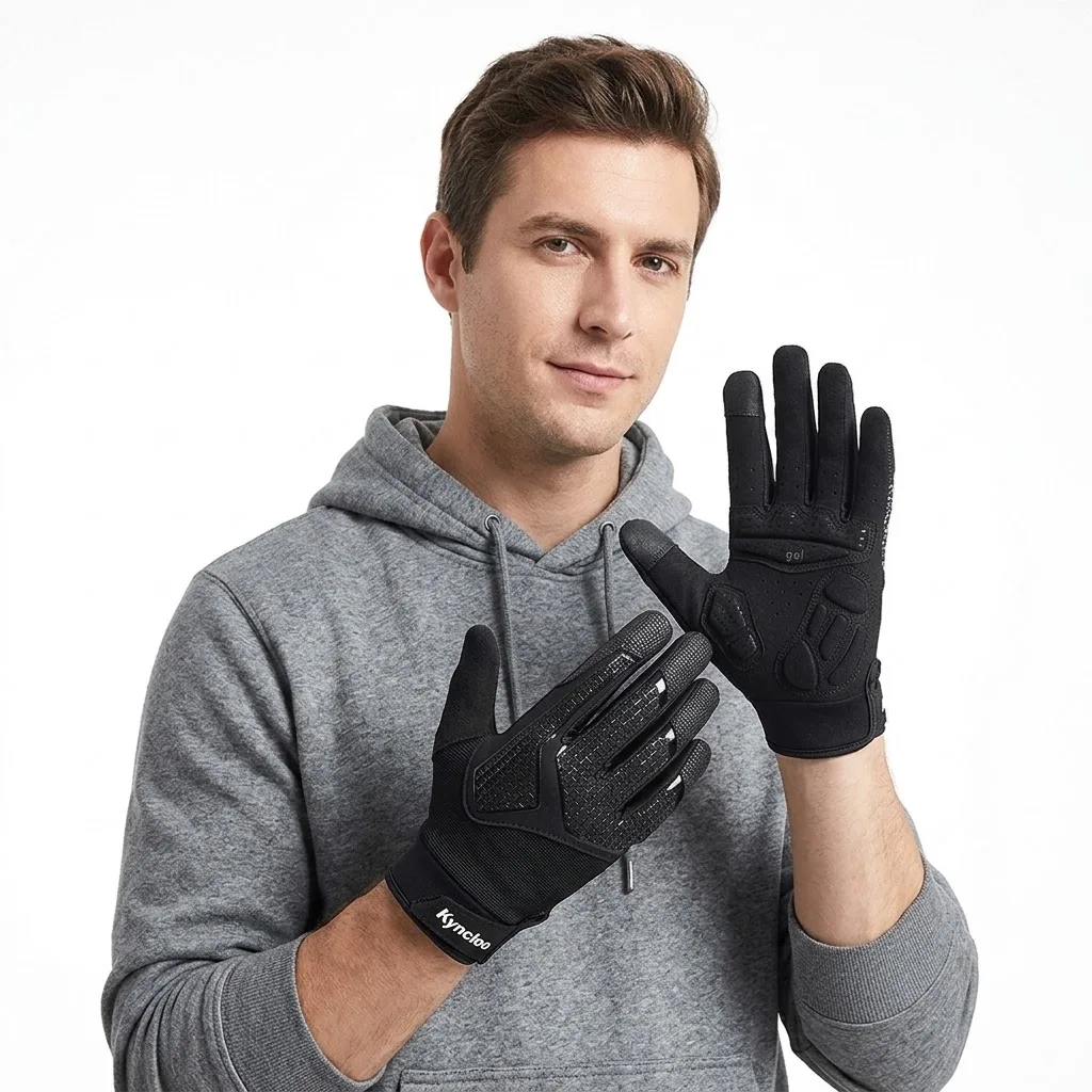 Vilico Professional Outdoor Cycling Gloves With Sensitive Touch Screen Shock Absorption Anti Slip Wear-resistant Riding Gloves