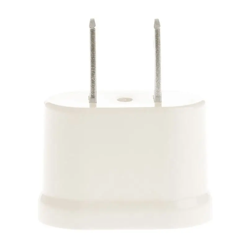 Adaptor Perjalanan Amerika AS 2 Pin Konverter Adaptor Daya Steker UE AS Eropa Pengisi Daya Konverter Soket Listrik