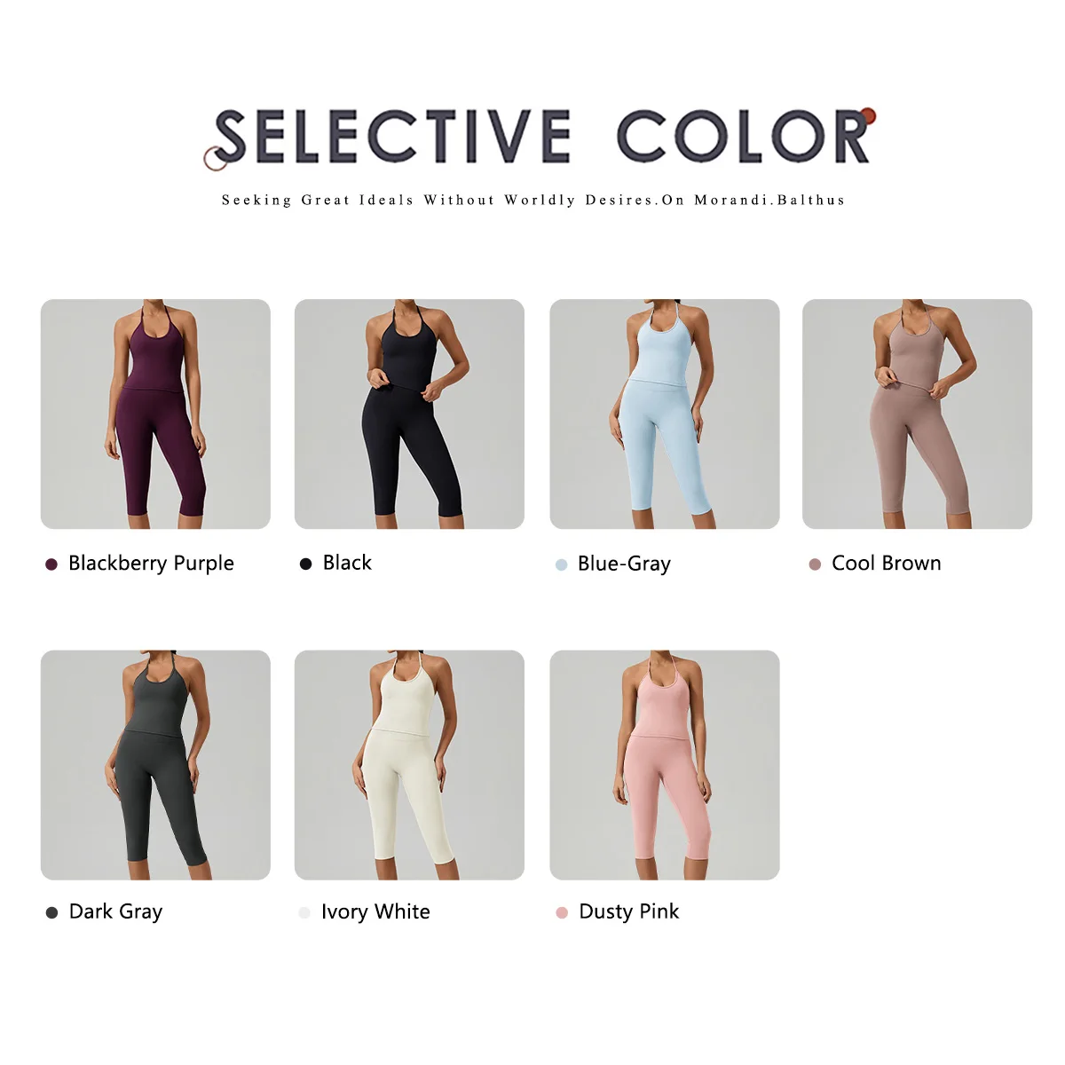 Damen Sommer-Sportset 2-teilig Ärmellose Stoßfeste Weste Capri-Leggings 3/4 Zweiteiliger Fitness-Yoga-Laufanzug für Outdoor-Aktivitäten – Detail 6