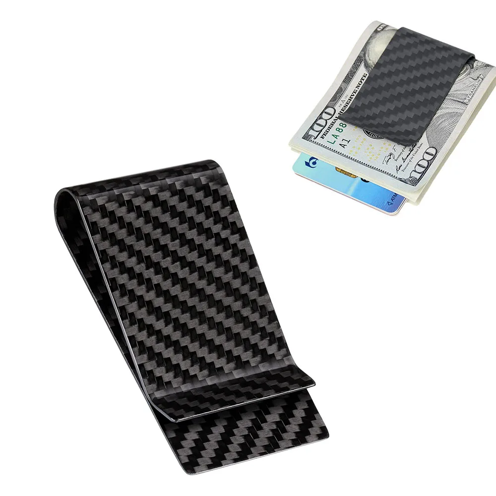 

1PCS High Quality Money Clip Durable Front Pocket Cash & Card Organizer RIFD Slim Card Holder Wallet For Men Gift