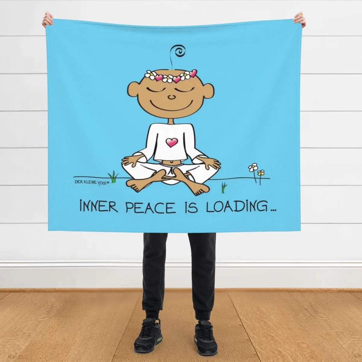 

Inner Peace Is Loading Throw Blanket Polar Flannel blankets and throws Luxury Throw Blankets