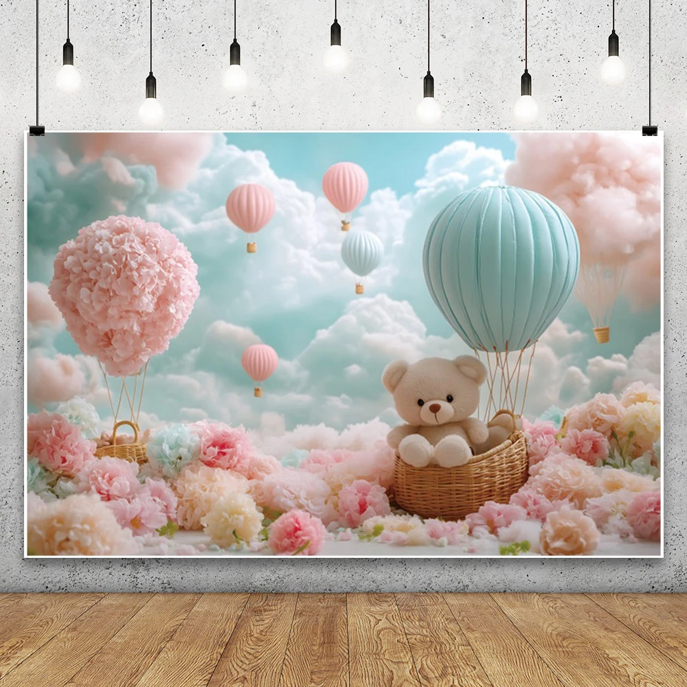 خلفية زينة لعيد الميلاد الأول للفتيات والأولاد، بالونات ملونة لحديثي الولادة، خلفية للتصوير الفوتوغرافي لاستوديو الصور