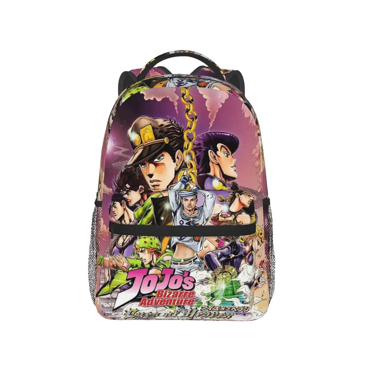 Anime Jojo Bizarre Adventure STEEL BALL RUN Diego Brando Manga Backpack Daypack Kids BookBag School Bag Shoulder Bags For Unisex