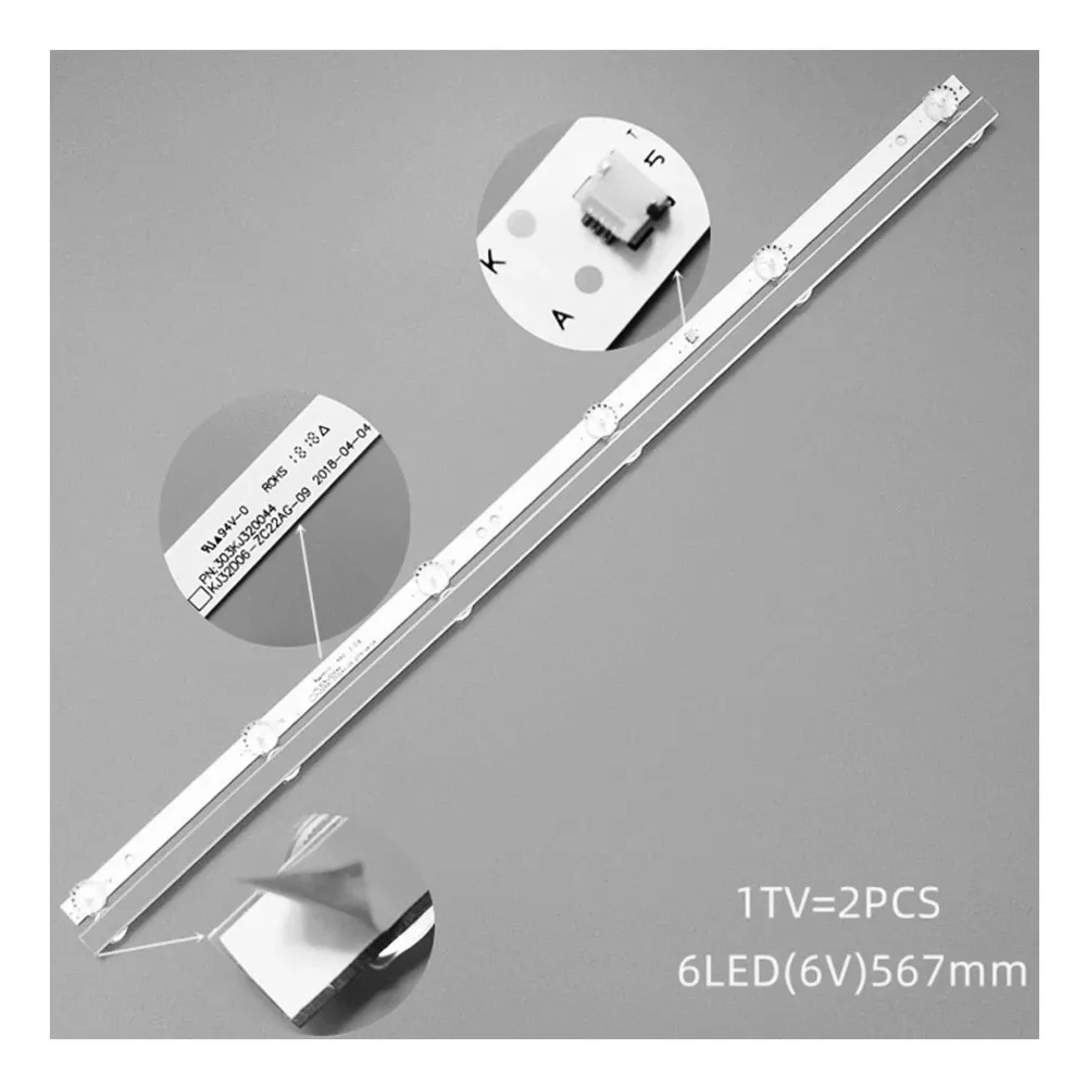 

Backlight for TV Vityaz 32 32LH0202 Erisson 32LM8000T2 HTV-32R01-T2C V320BJ6-Q01 303KJ320045