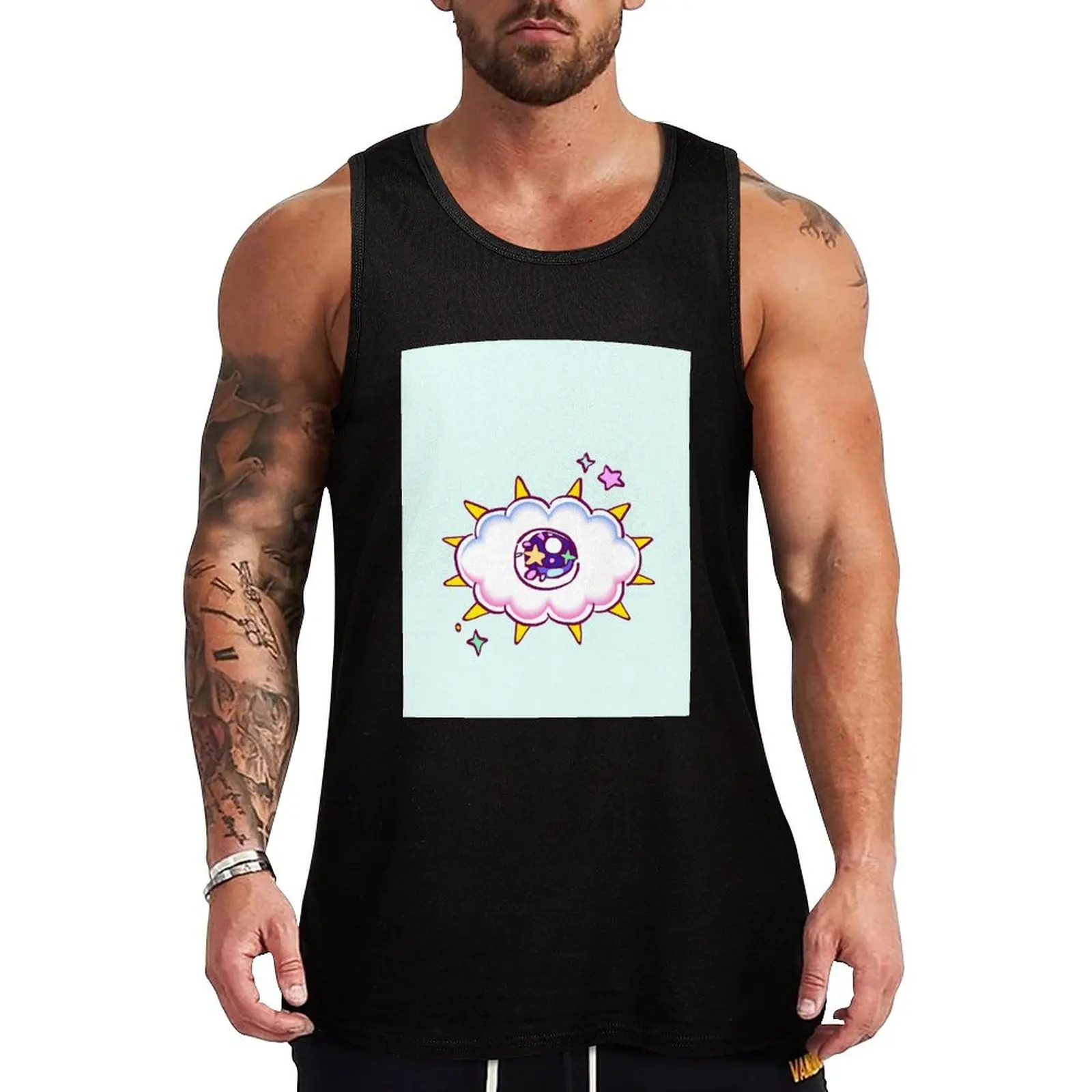 

Ransroom draws kracko but it has kawaii sparkly magical girl eye / cute anime kracko Tank Top