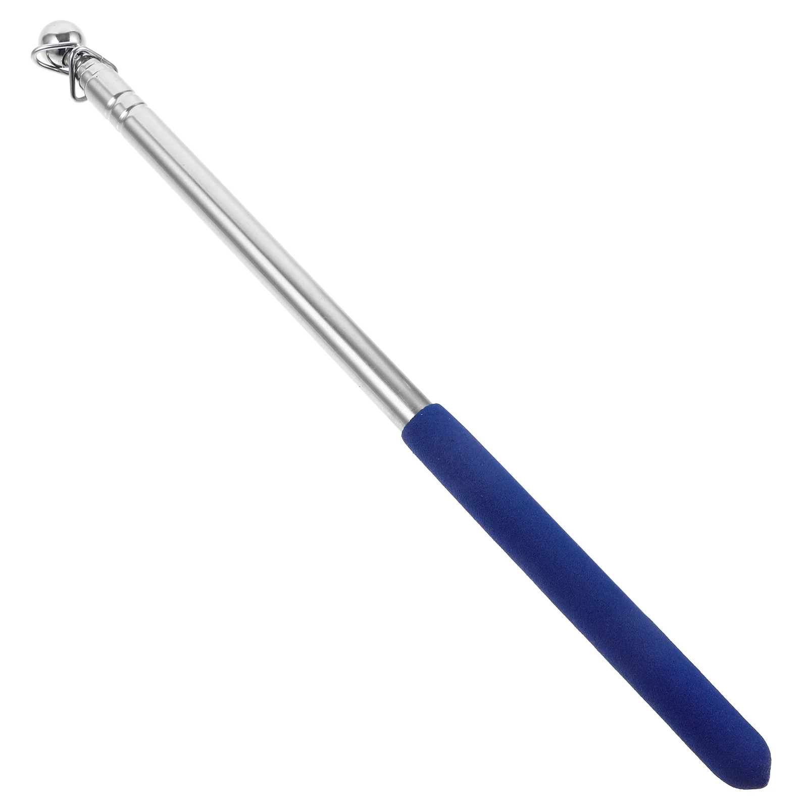 

Flag Holder Flagpole Portable Ribbon Rod Belt Ring Telescopic Flagpoles Blue Hand Held