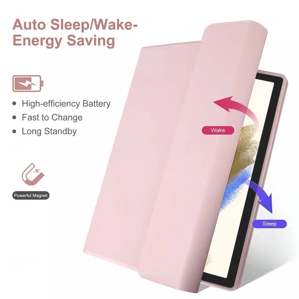 Magic Keyboard Case For Samsung Galaxy Tab A9+ 11 A8 10.5 S6 Lite 10.4 11 S7 S9 FE S7 S8 S9 Plus 12.4 Ultra 14.6 Wireless Mouse