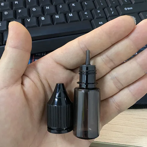 Imagen 2 del producto 100 Uds. Botella cuentagotas de plástico vacía con forma de bolígrafo PET de 10ml para tarro líquido jugo Gel de uñas