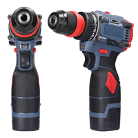 16.8V 2in1 Lithium Drill Electric Screwdriver Multi-function Power Tool 45Nm Brushless Motor Practical Screw Driver for Home