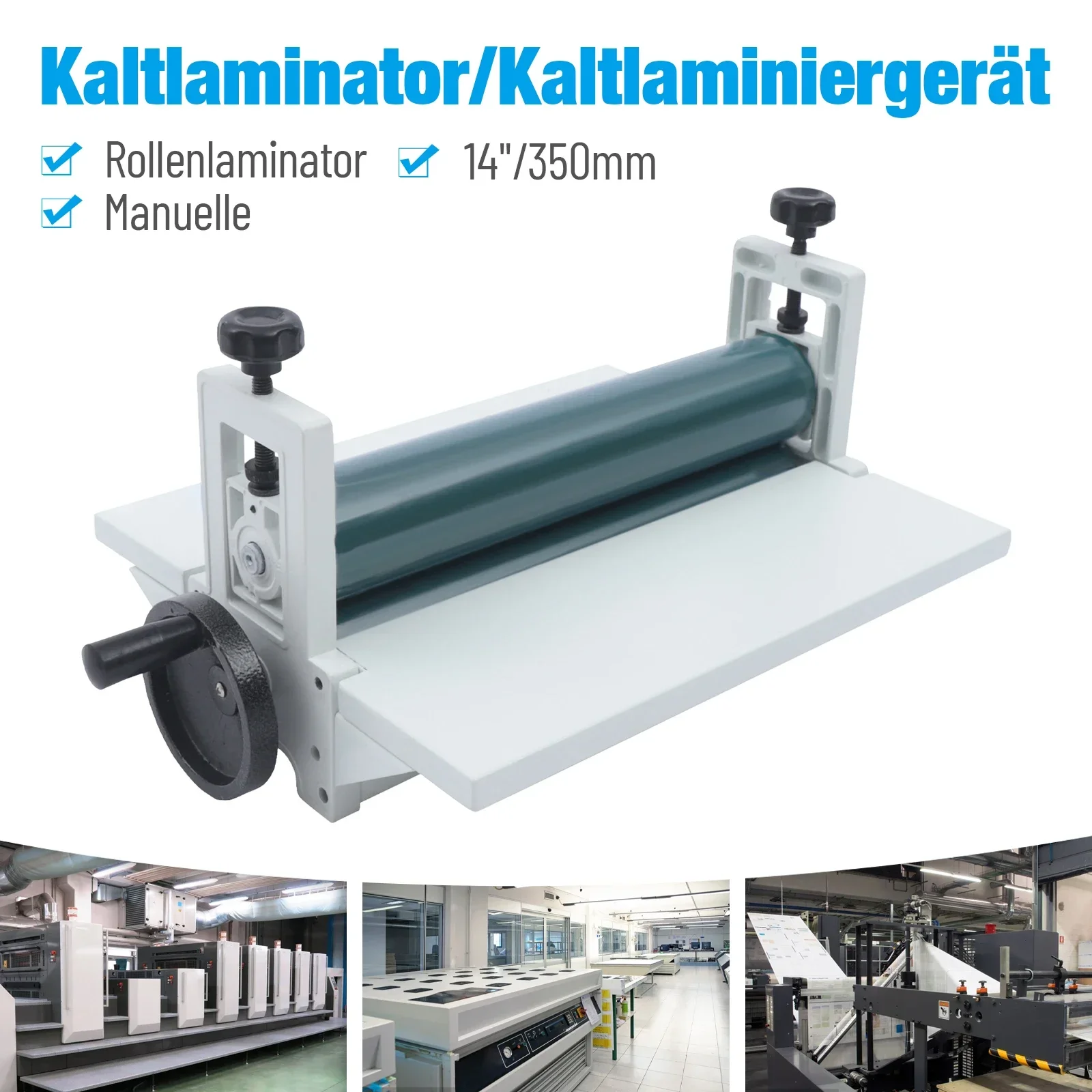 Laminadora en frío manual de rodillos de 14 pulgadas (350 mm)