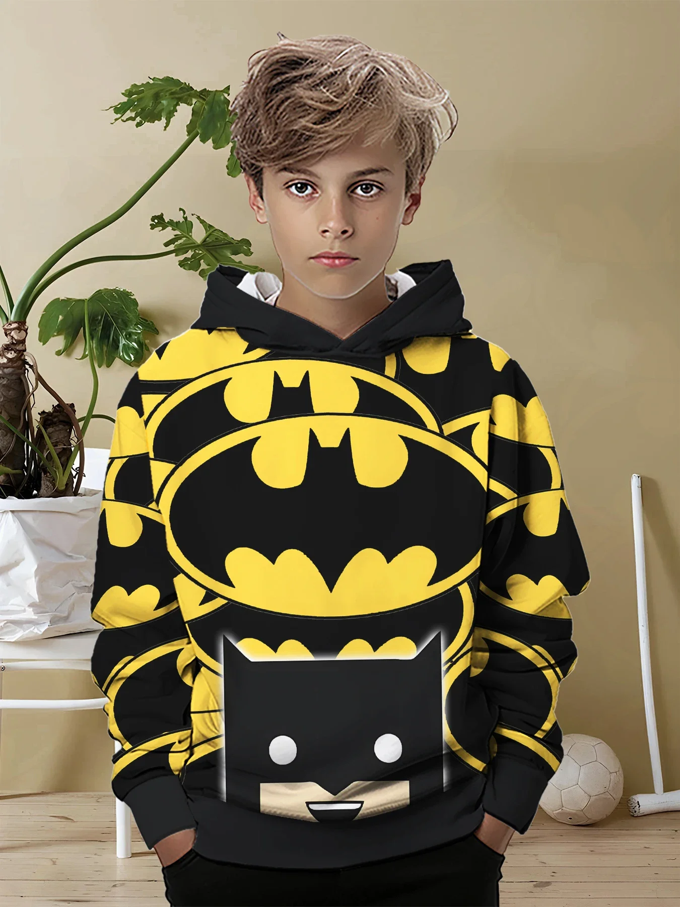 3D Print Cool Super B-Batmans All Seasons Children Casual Sweatshirt Cool Pullover Tops Unisex Clothes Boy Girl Hoodies