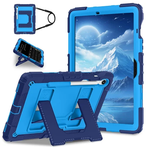 Imagen 1 del producto Funda para Samsung Galaxy Tab S10 Lite 10.9 S9 FE 10.9 Pulgadas, Carcasa Híbrida de PC Resistente a Golpes con Soporte, Funda para Tablet Galaxy Tab S9 11 Pulgadas con Soporte para Lápiz