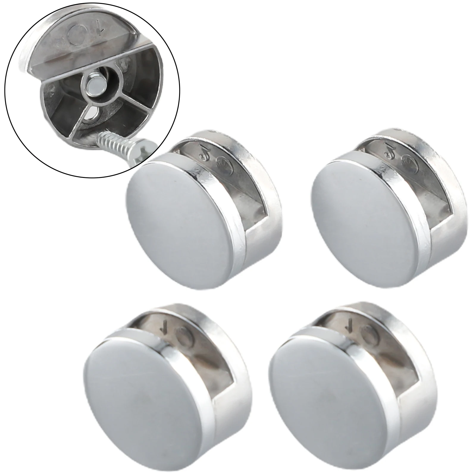 

Home Hotels Washrooms Bathrooms Dressing Tables Elevators Mirror Clip Glass Clip 4Set Hang Holder Round Hanging