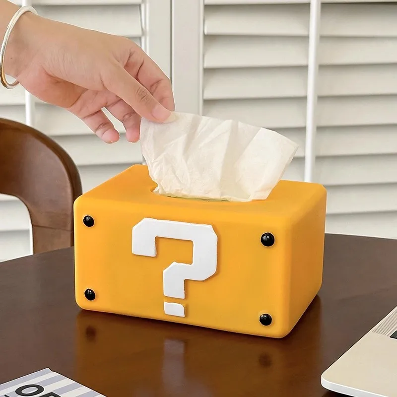 Creative tissue box cute style creative paper box high-end light luxury box home living room high-end decoration