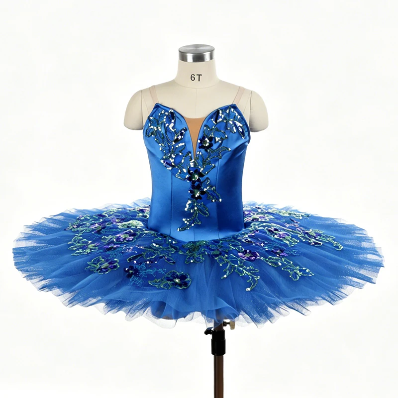 

Pancake tutu blue bird girls professional ballet tutus royal blue swan classical ballet stage costume girl woman variation 19052