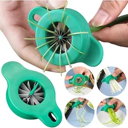 Green Onion Cutter Superfine Onion Flower Cutter Shredded Slicer Graters Easy Manual Vegetable Shredder Mini Kitchen Accessories