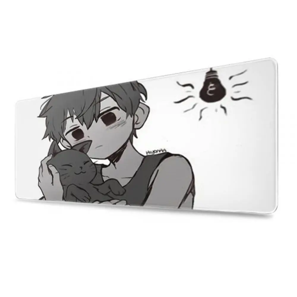 Pixel Omori Sunny Game Mouse Pad Laptop Anime Custom Gaming Accessories Mousepad Computer Gamer Non Slip Durable Desk Mat Carpet