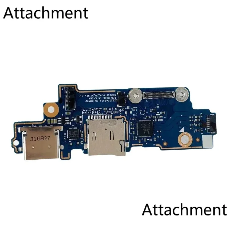 For Asus Zenbook 13 14 ux425 U x425ea ux325ea USB card reader IO board NB 2555_pcb_db_v2 rev1.1