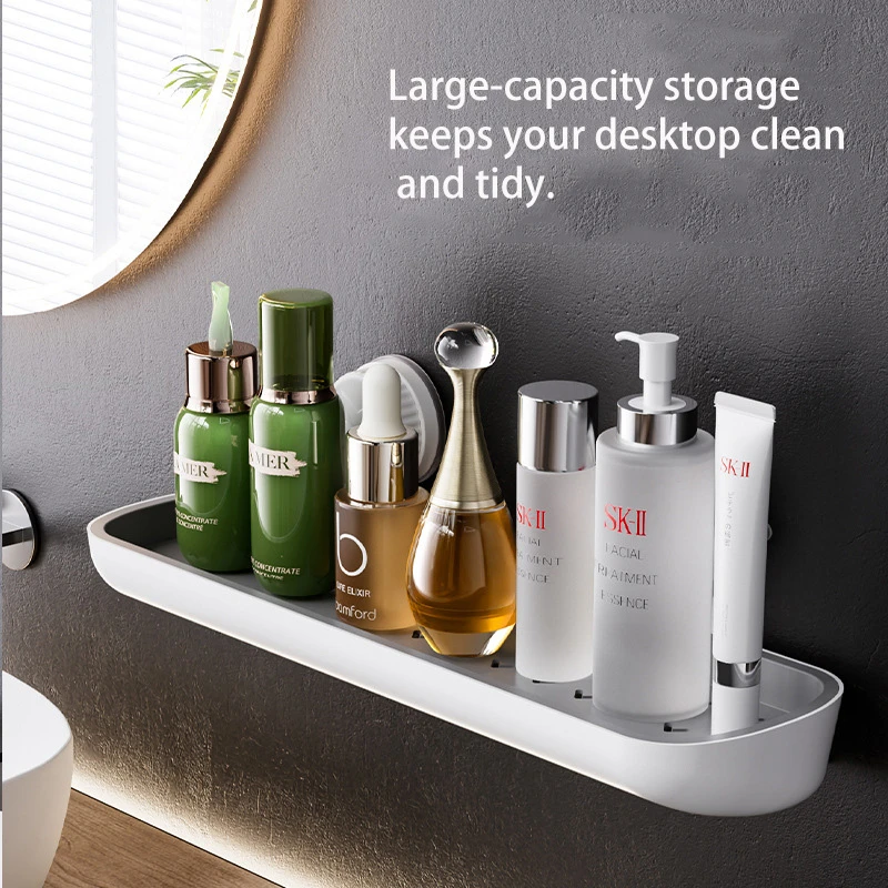 Bathroom Organizers Rack Toilet Washbasin Wall Mounted Towel Storage Rack Rotating To Suck Remove Kitchen Dish Drying Rack