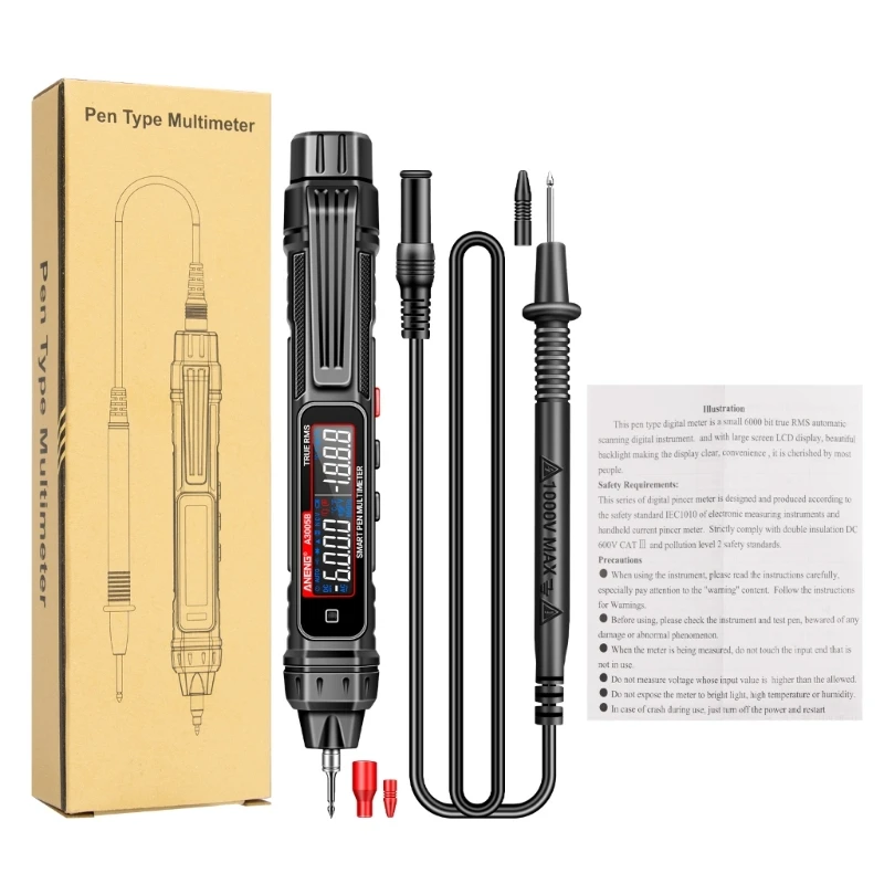 A3005B Phase-Sequence Test Pen Detector Multimetro Instant-Testing Digital Multimeter DC-Voltage Ohm-Diode Tester Tools