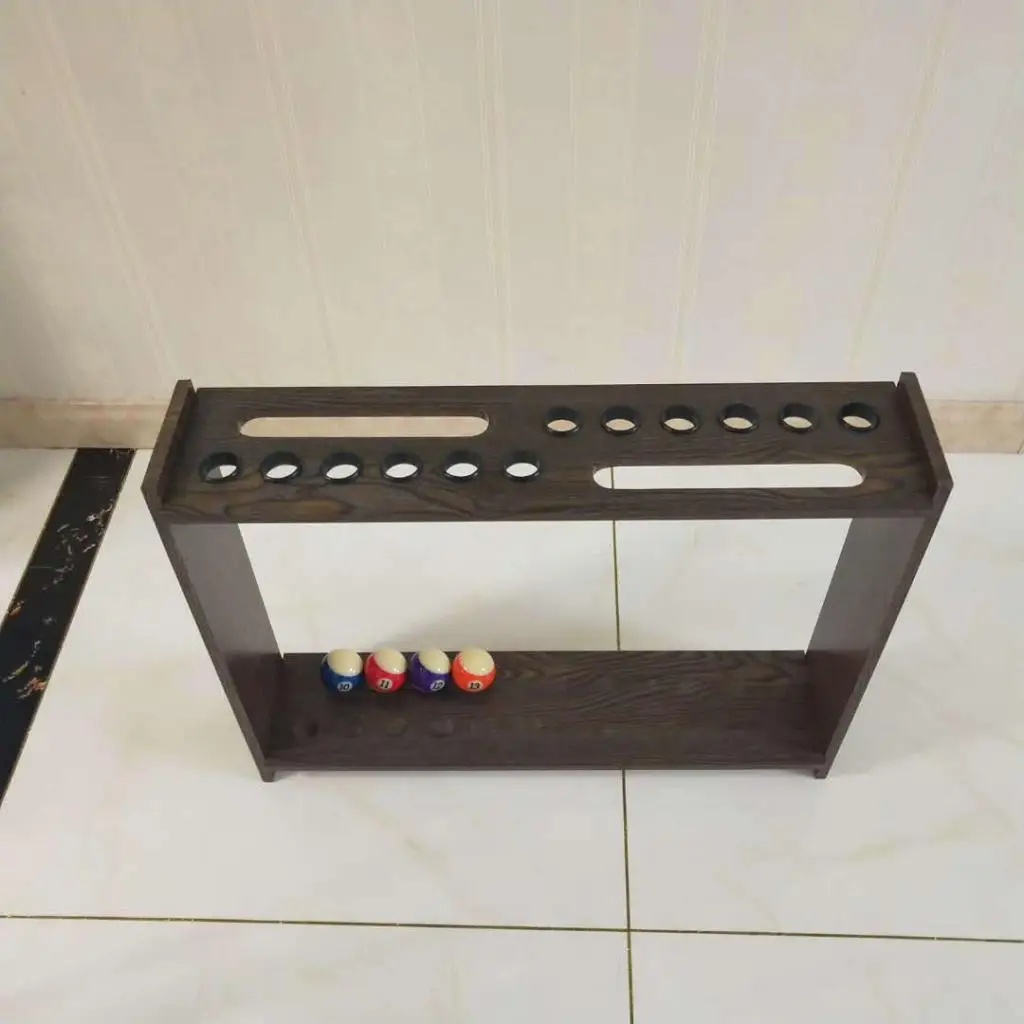 12 estante para piscina, soporte para piscina, soporte para suelo, palos de billar, soporte de suelo de esquina, estantes para piscina, accesorios de billar