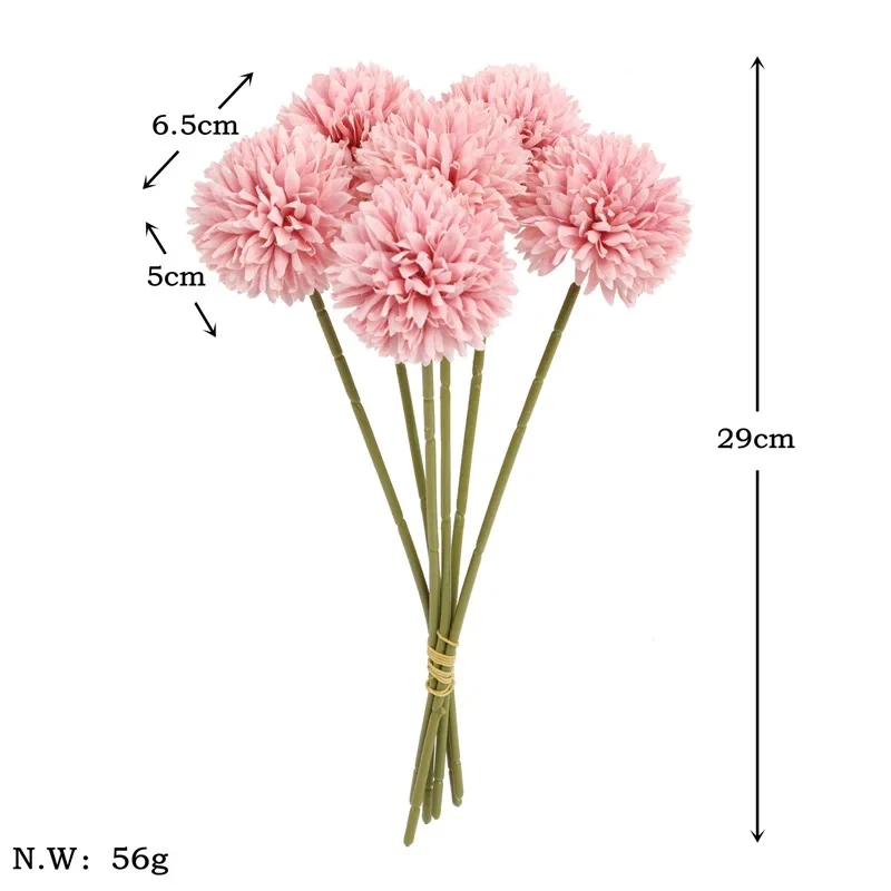 Artificial Flowers Hydrangea Bouquet Wedding Decoration Fake Flower Craft Home Room Vase Decor Accessories Center Table Ornament