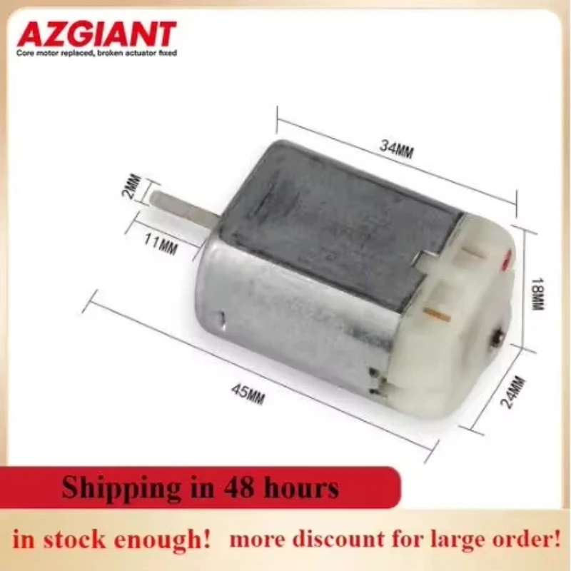 AZGIANT 3PCS D Cut Shaft FC-280SB-15240 DC 12V 100ma Car Central Door Lock Motor