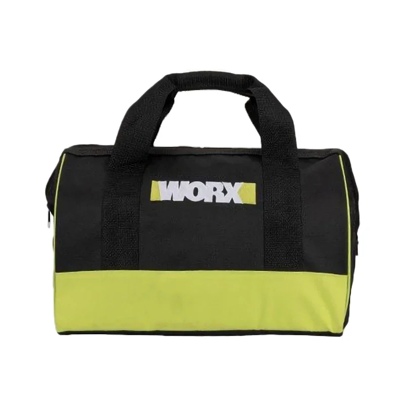 Worx-Bolso de mano para herramientas, bolsa de tela Oxford de doble capa con anillo de alambre, impermeable, anticaída, para almacenamiento portátil y embalaje de herramientas