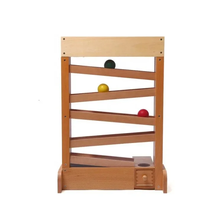 Educational Kids Toys Montessori Visual Tracker Ball Hot Selling Leader Joy Beech Wood