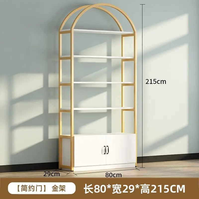 Cosmetics Display Shelf Nail Art Salon Product Cabinet Display Cabinet Multifunctional Display Cabinet Multi-layer Shelf
